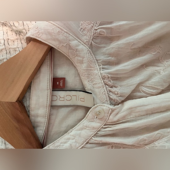 Anthropologie Pilcro sheer dolman sleeve top - Picture 3 of 4